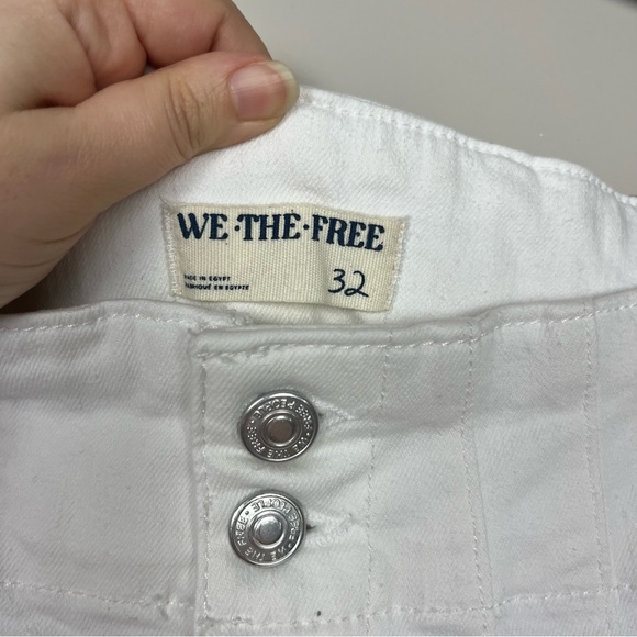 FREE PEOPLE WE THE FREE JAYDE FLARE JEANS WHITE SIZE 32 - Picture 13 of 13